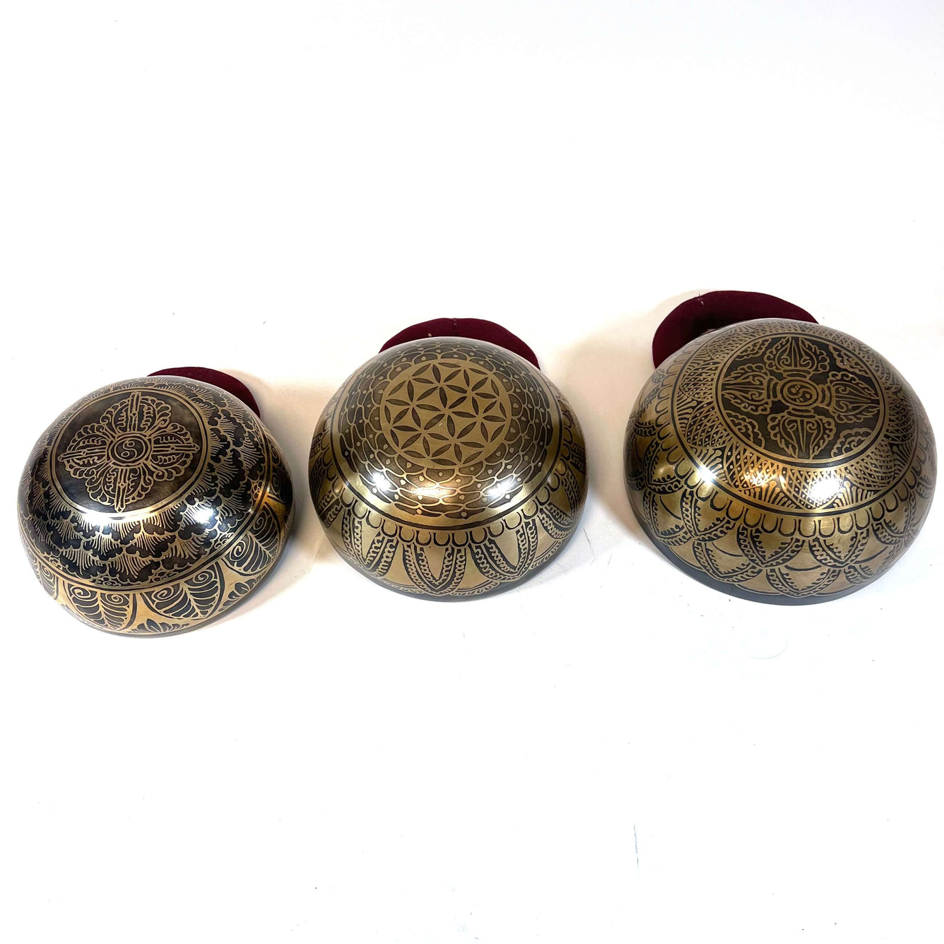 7 Chakra Tiger Singing Bowl Set Bottom