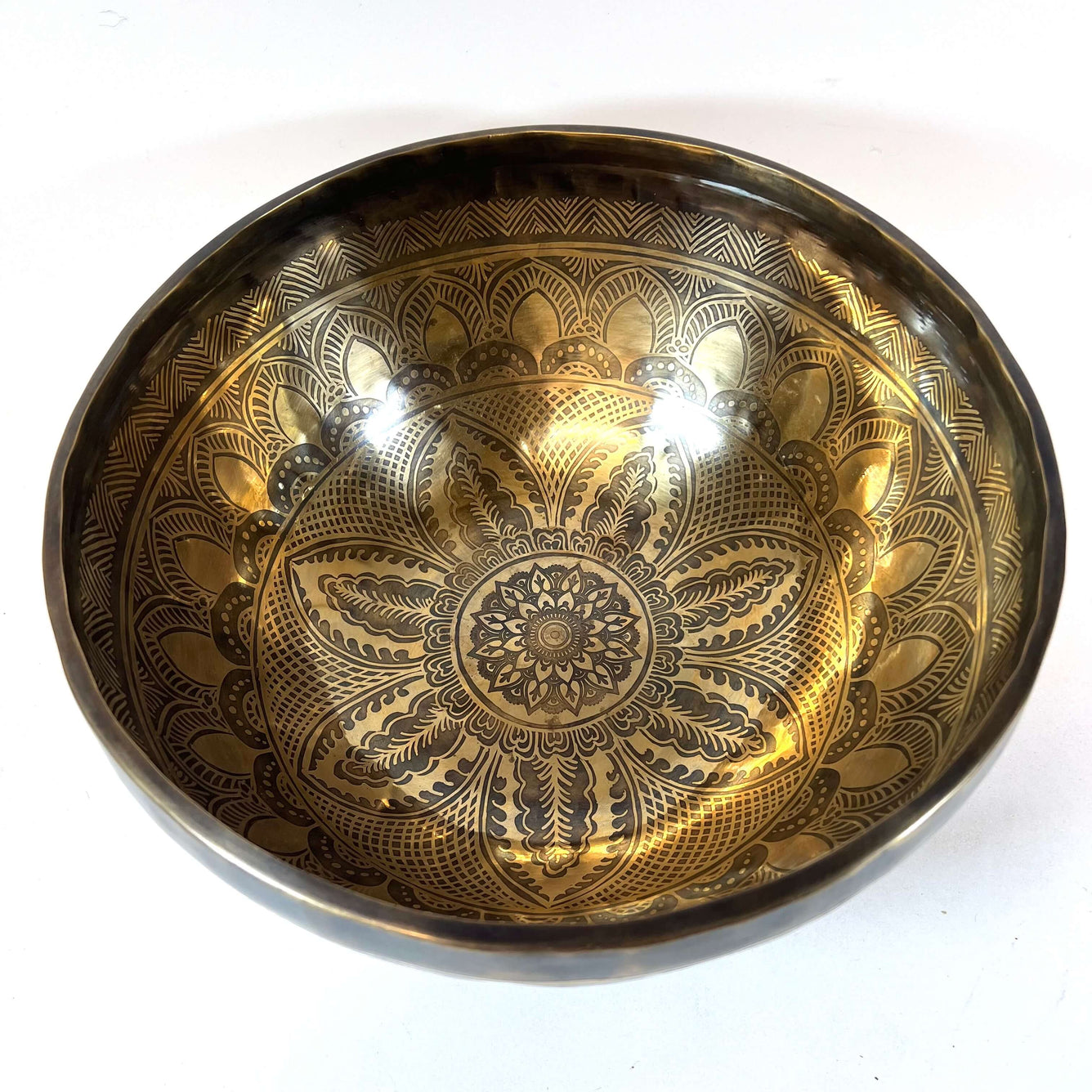 Tibetan Singing Bowl Inside