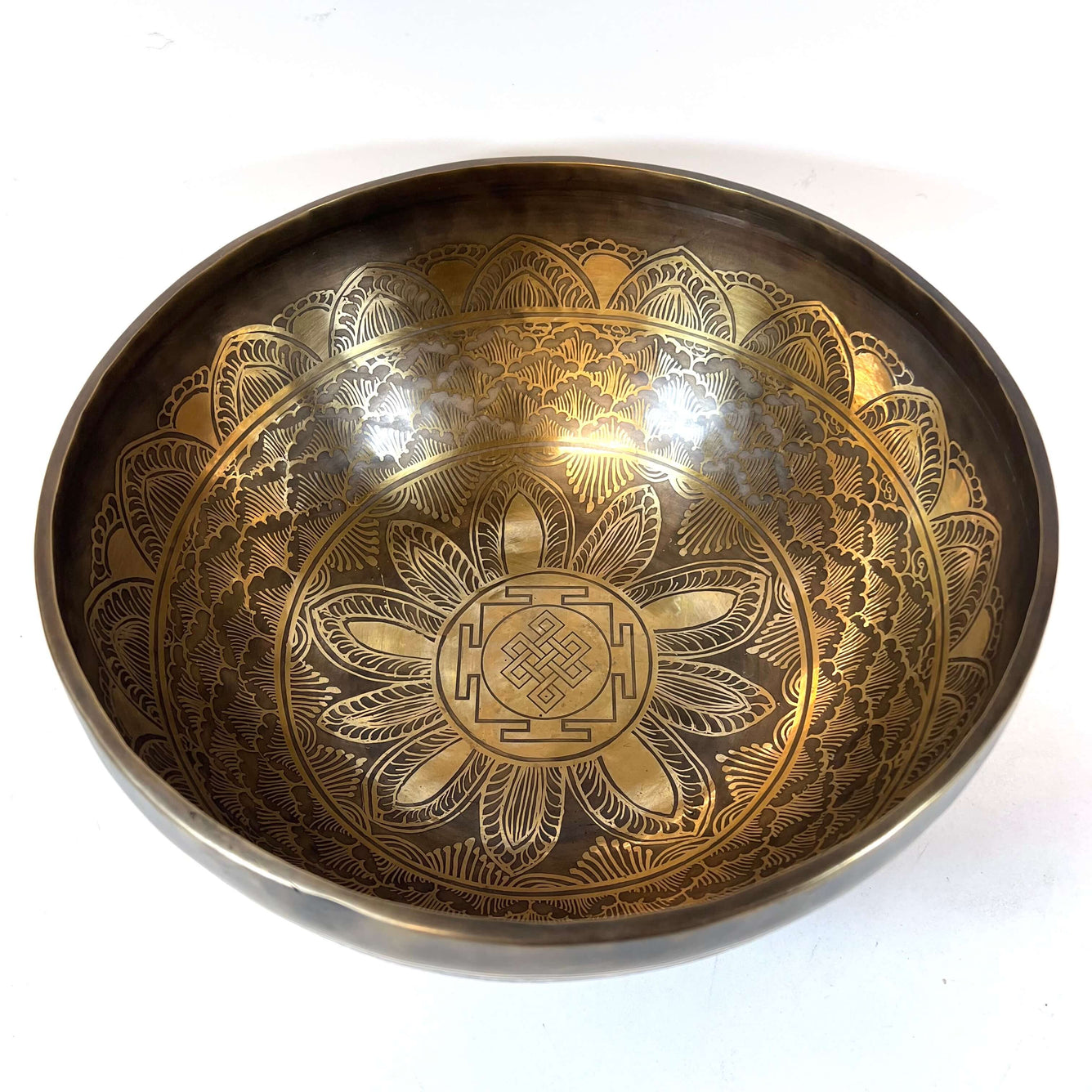 Tibetan Singing Bowl Inside