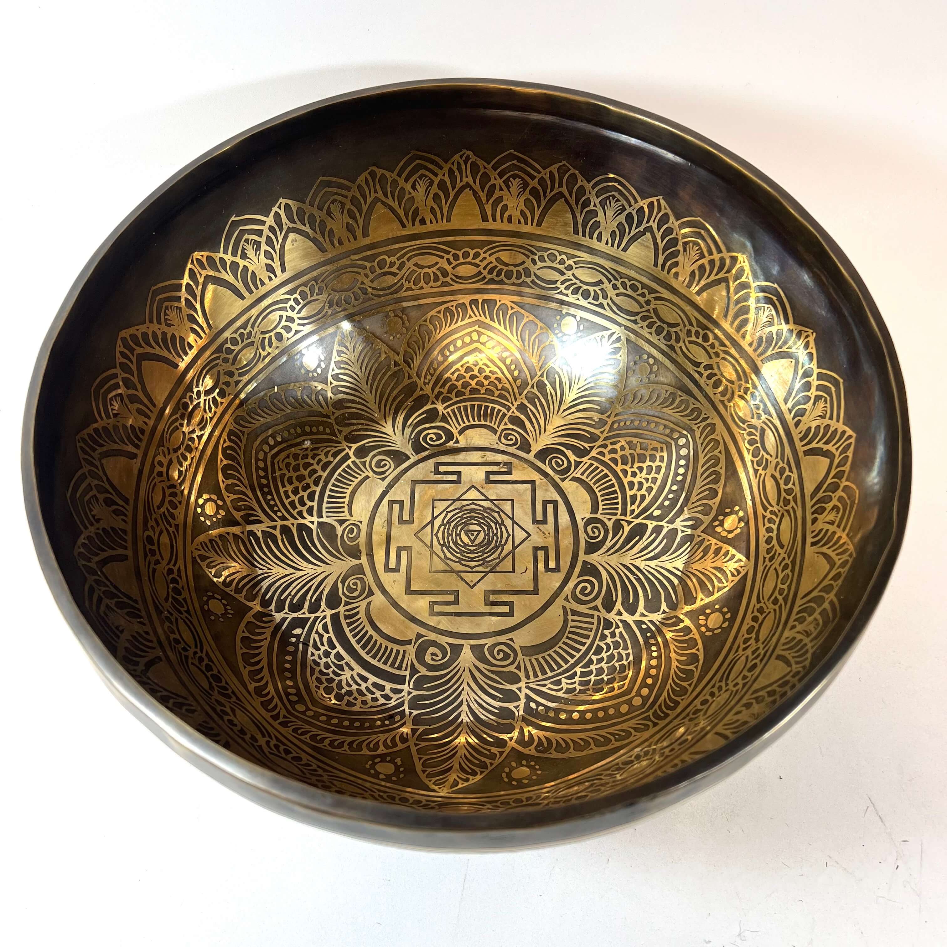 Tibetan Singing Bowl Inside