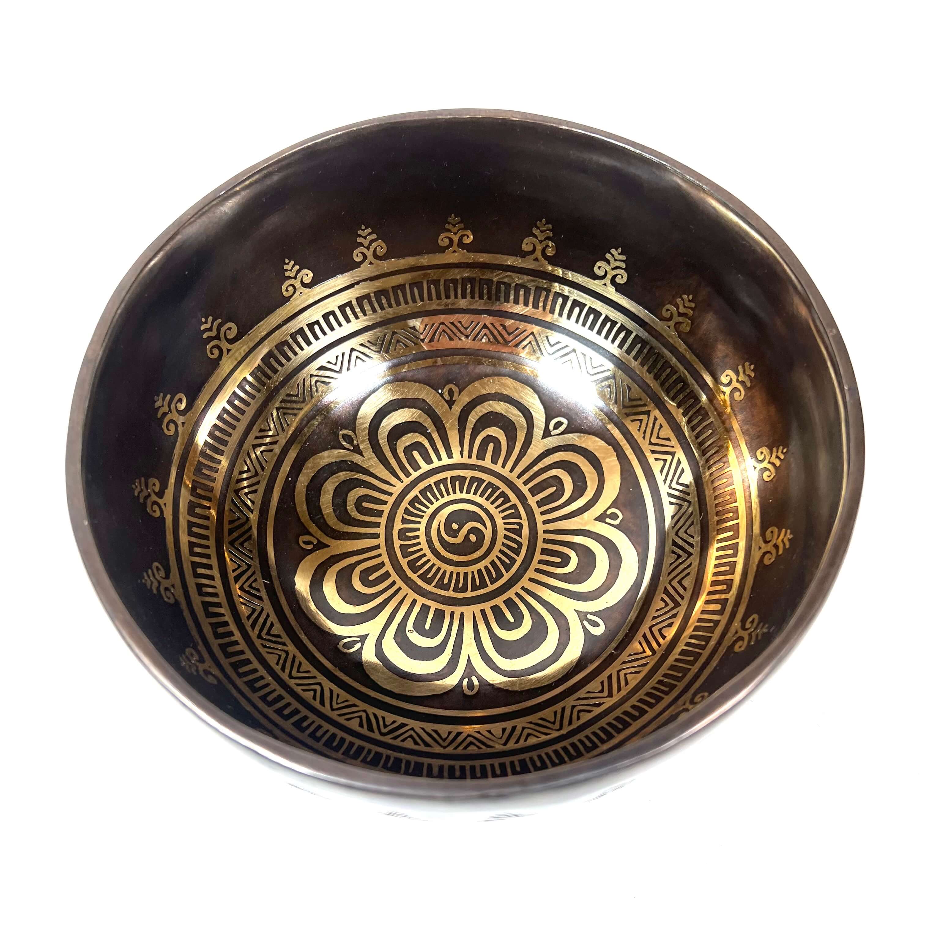 Tibetan Singing Bowl Inside