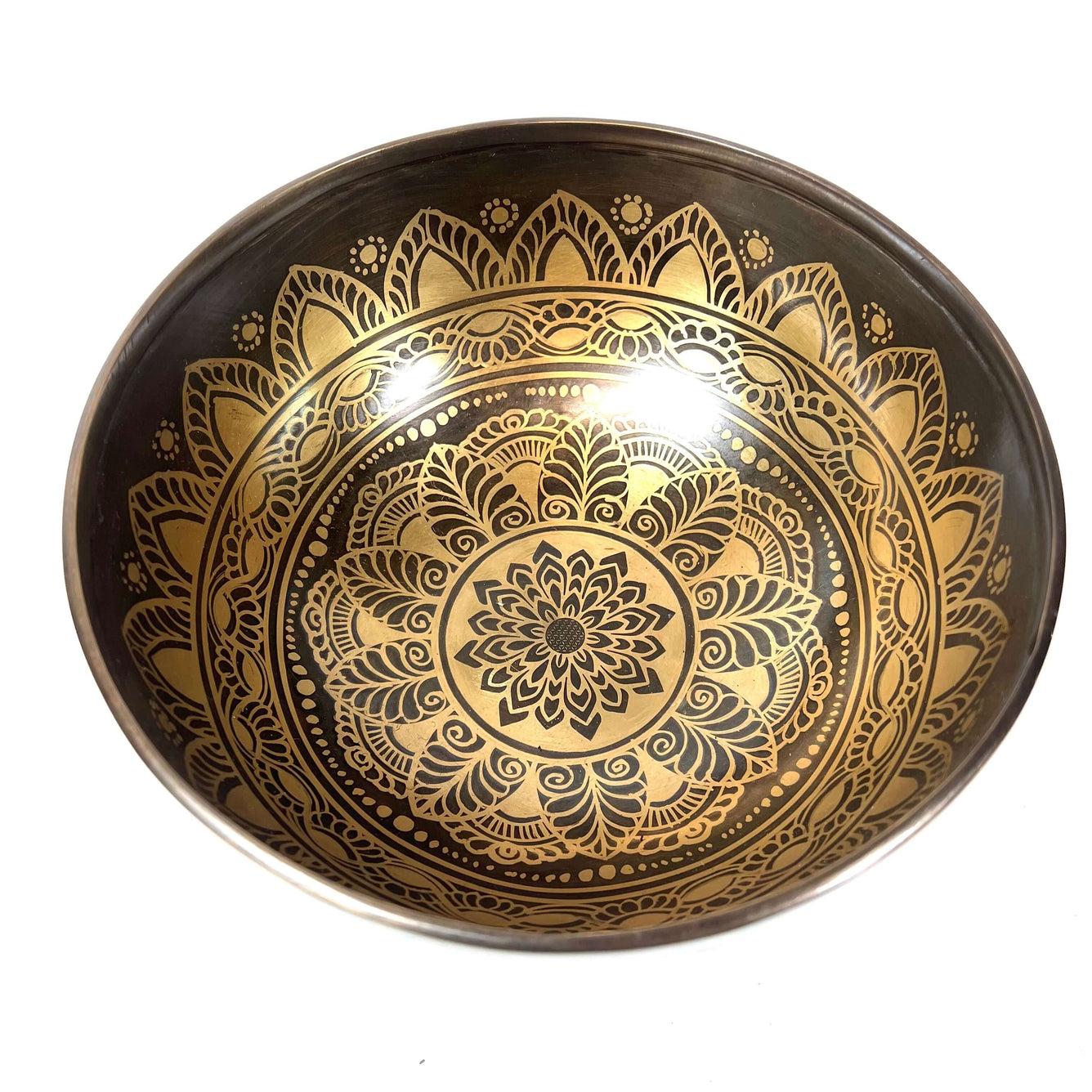 Tibetan Singing Bowl Inside