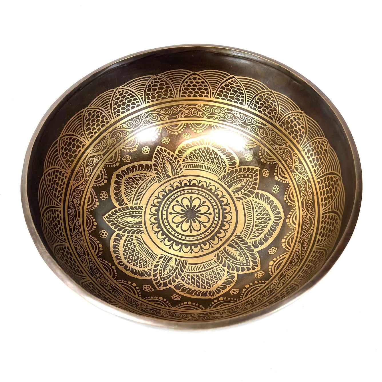 Tibetan Singing Bowl Inside