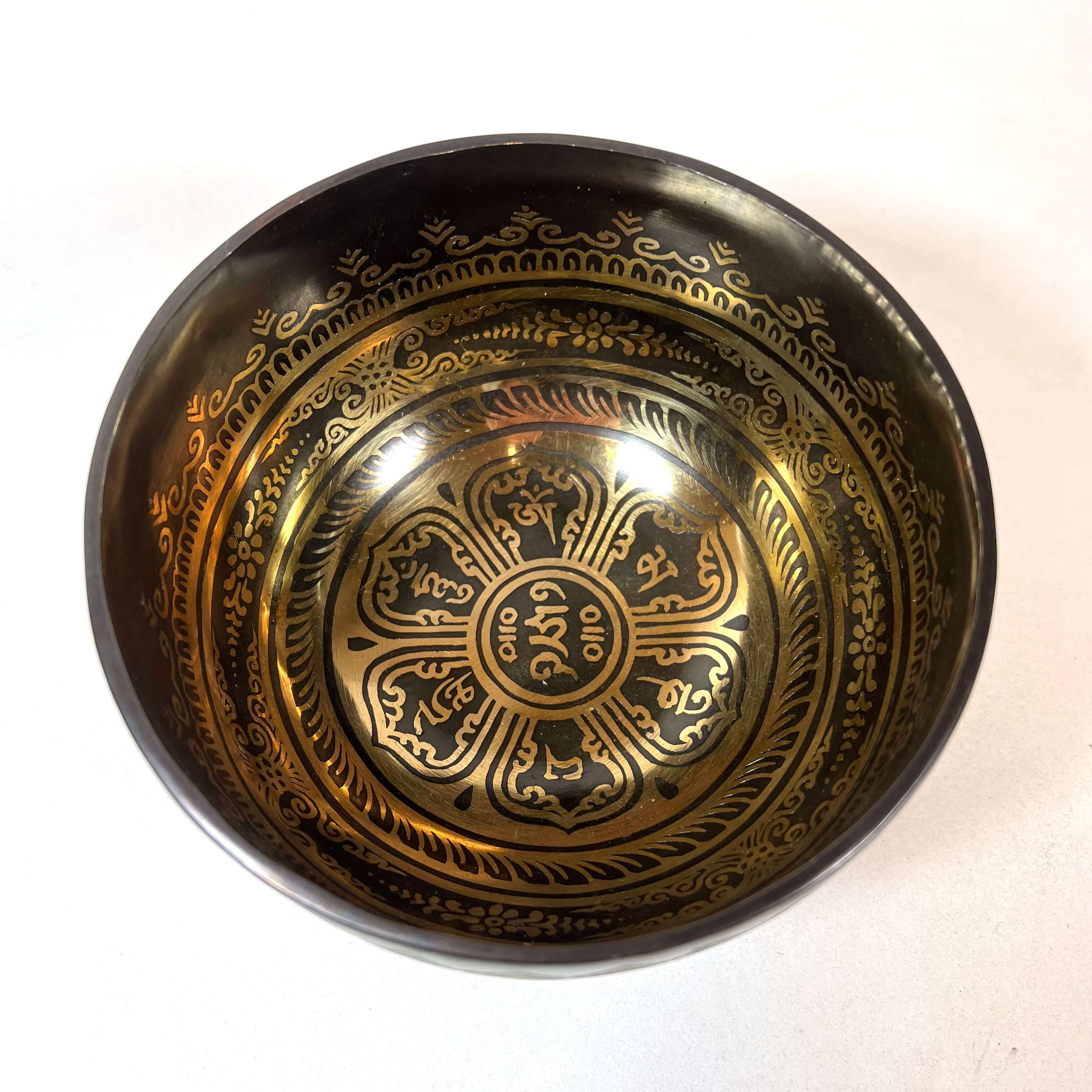 Tibetan Singing Bowl Inside