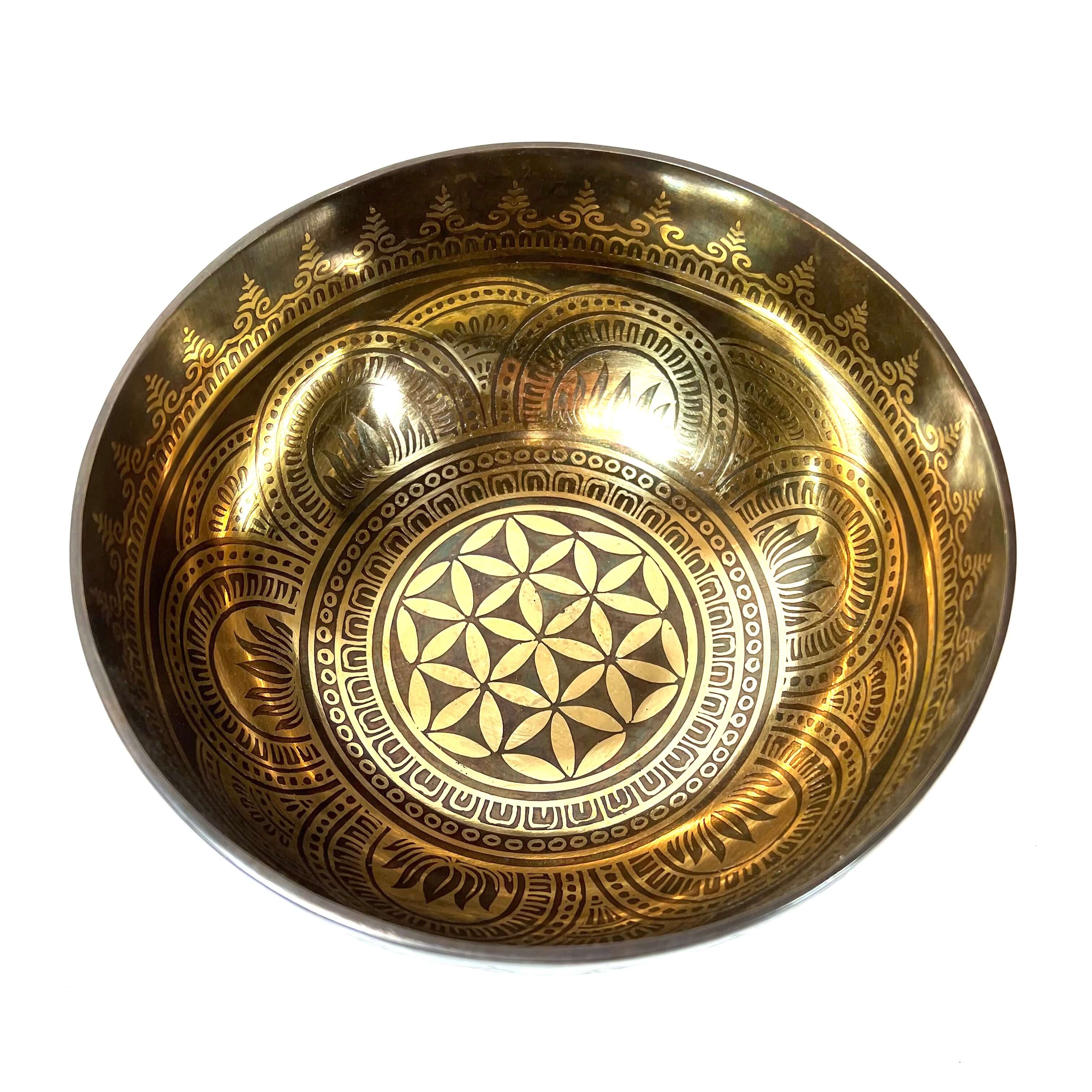 Tibetan Singing Bowl Inside