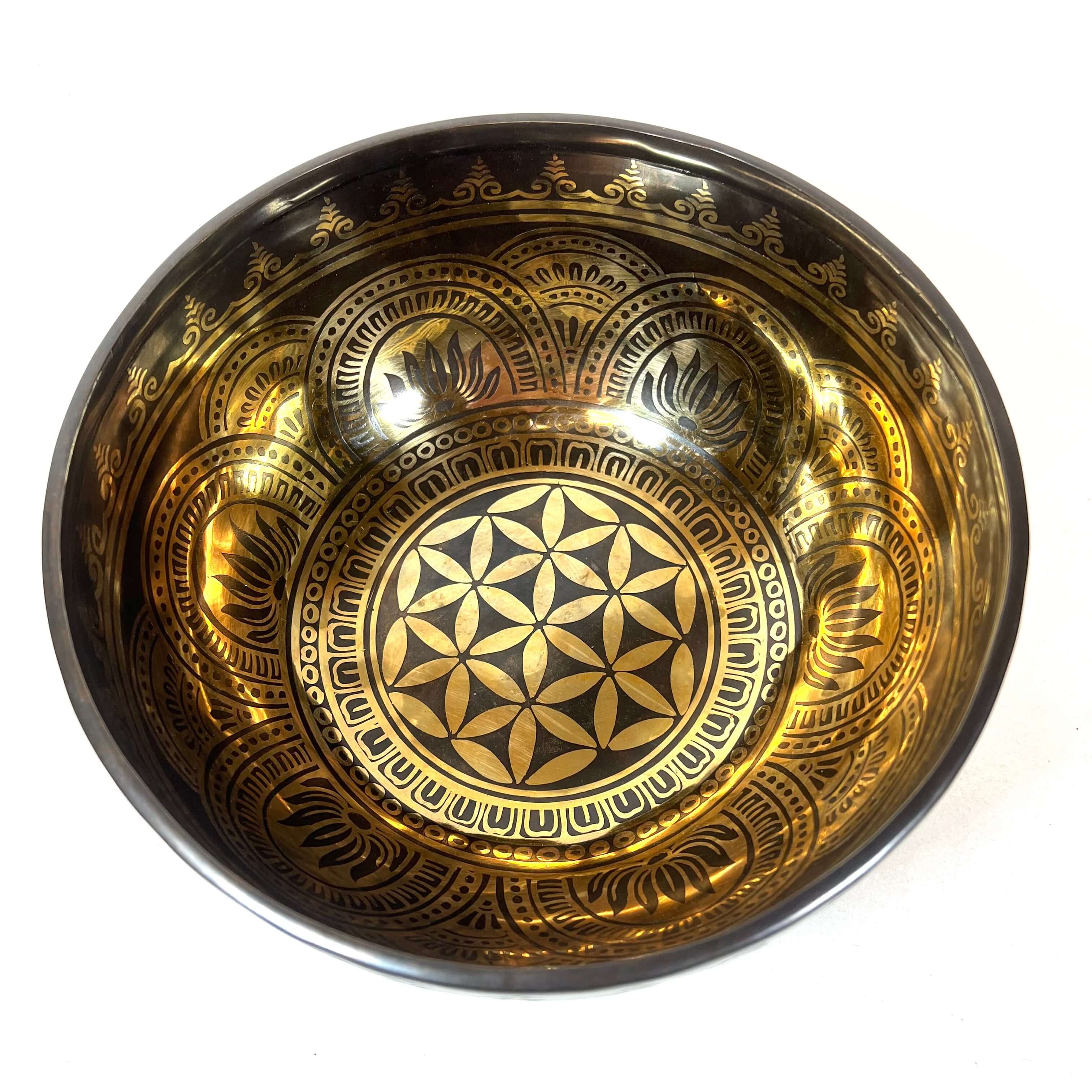 Tibetan Singing Bowl Inside