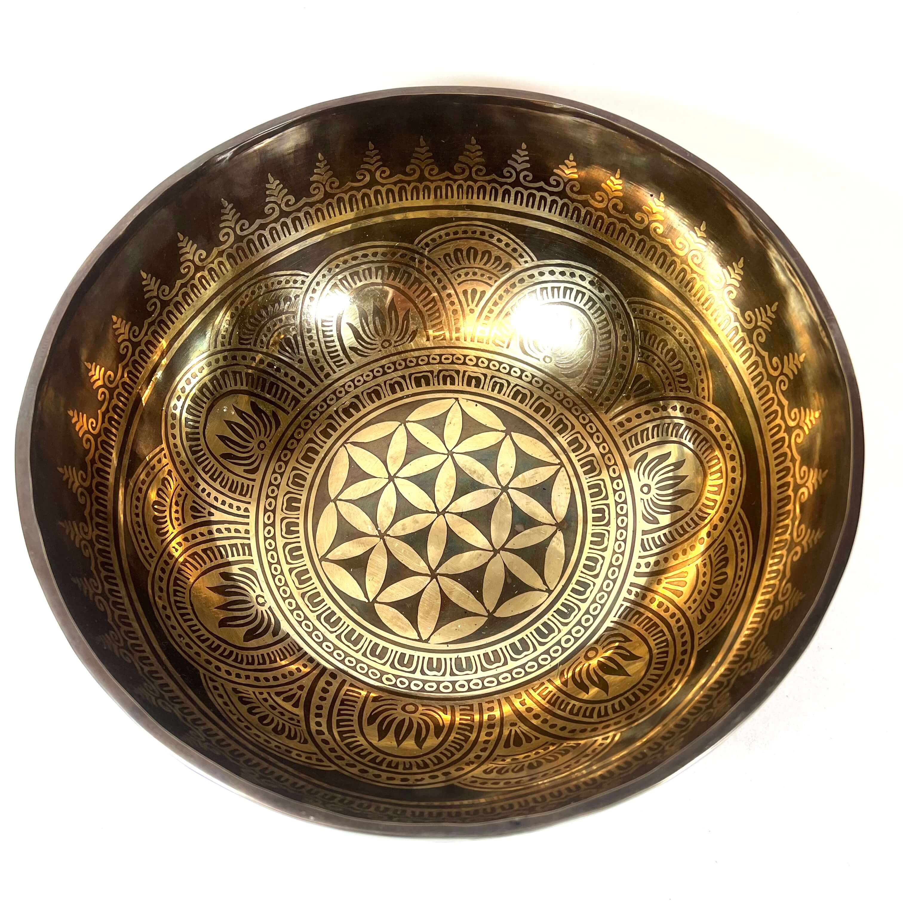 Tibetan Singing Bowl Inside